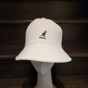Brand New Kangol White Bucket Hat with Tag